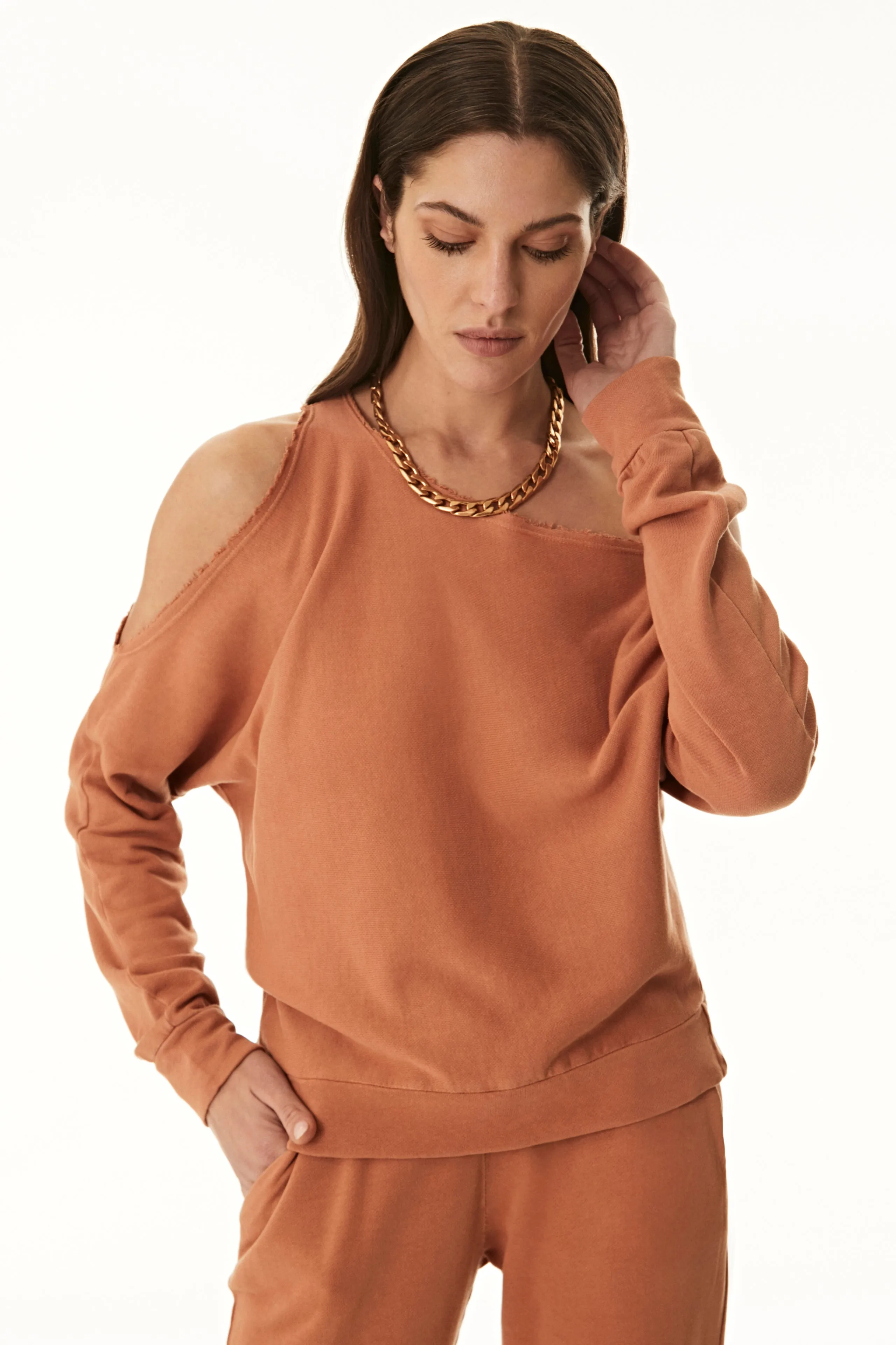One Shoulder Pullover
