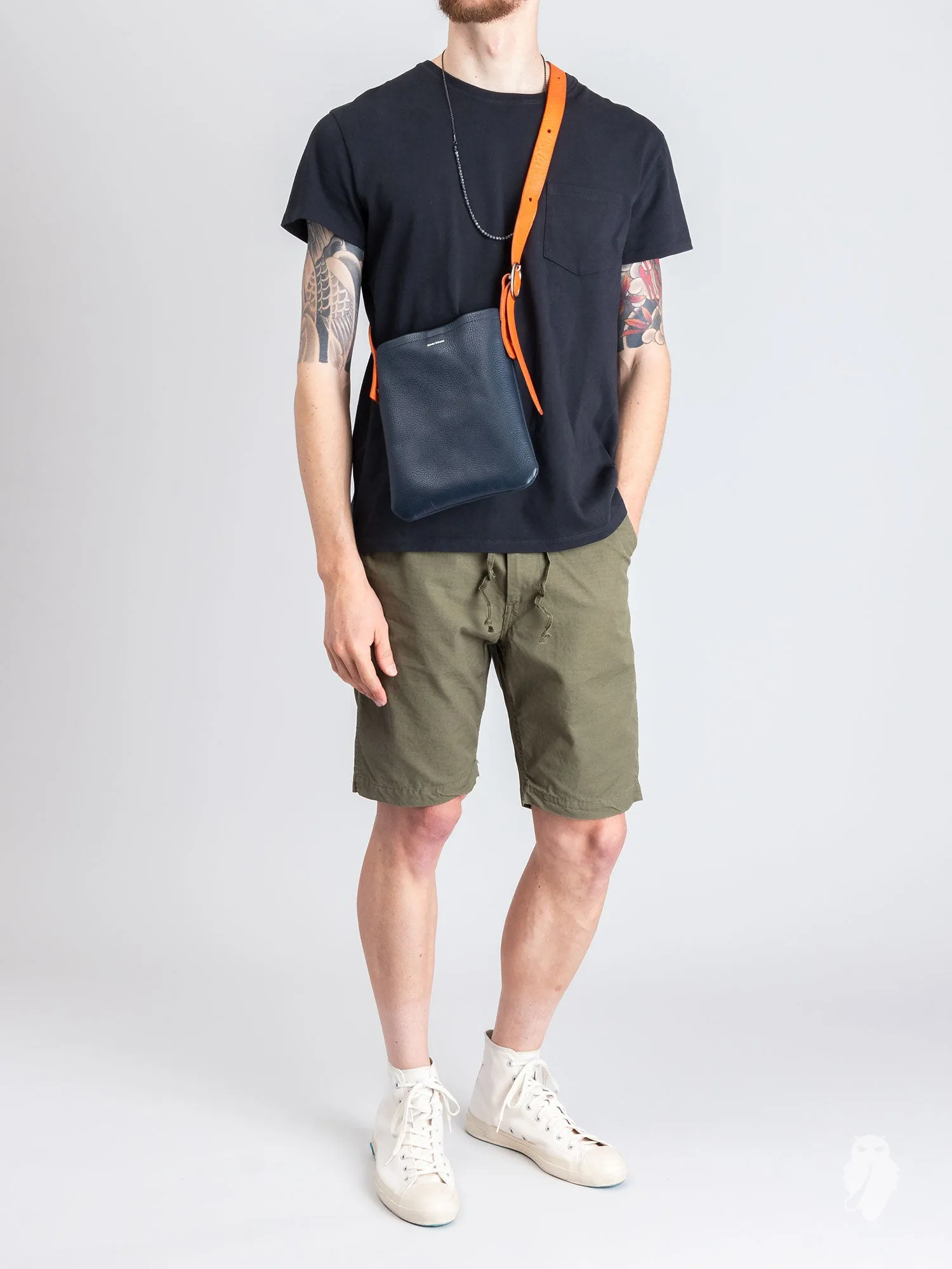 One Side Belt Bag Small in Navy