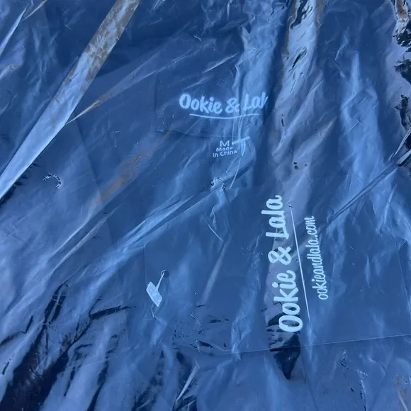 OOKIE &amp; LALA Black Super Soft WASHABLE Faux Leather Mix Quilt Drape Jacket NWT
