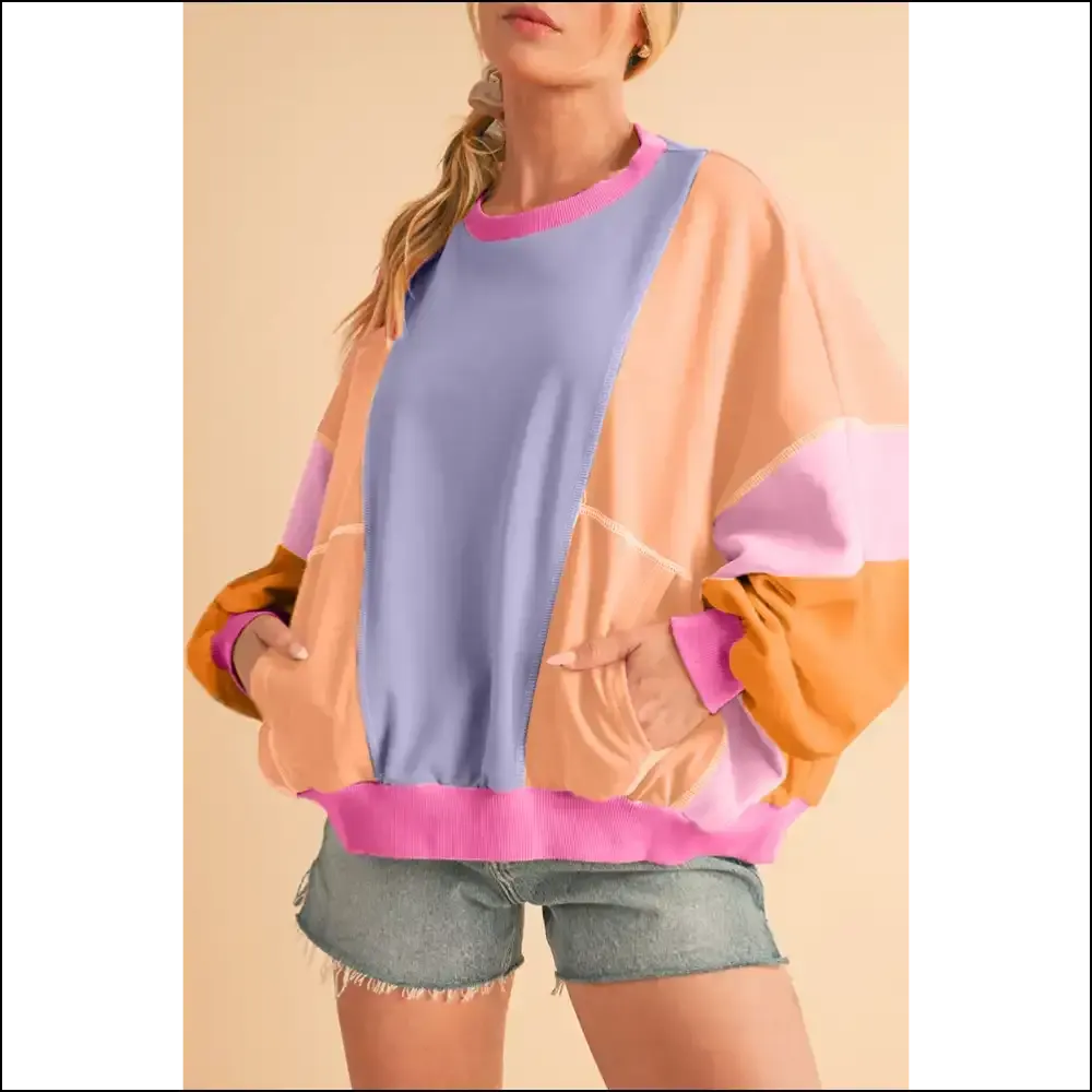 Orchid Petal Colorblock: Needful Things' "Oops, I'm Fabulous" Top! 💅