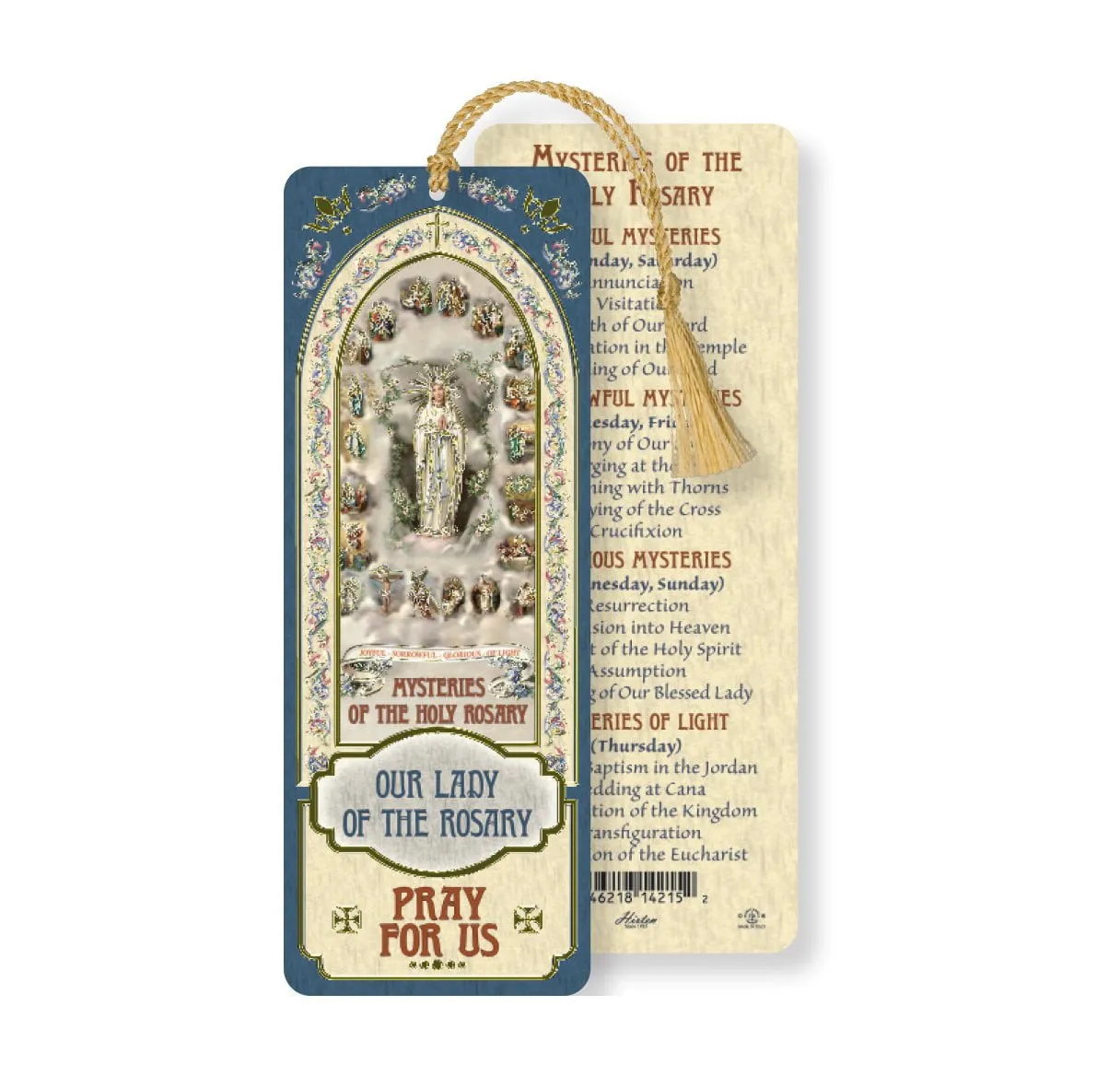 Our Lady of the Rosary Tasseled Bookmark