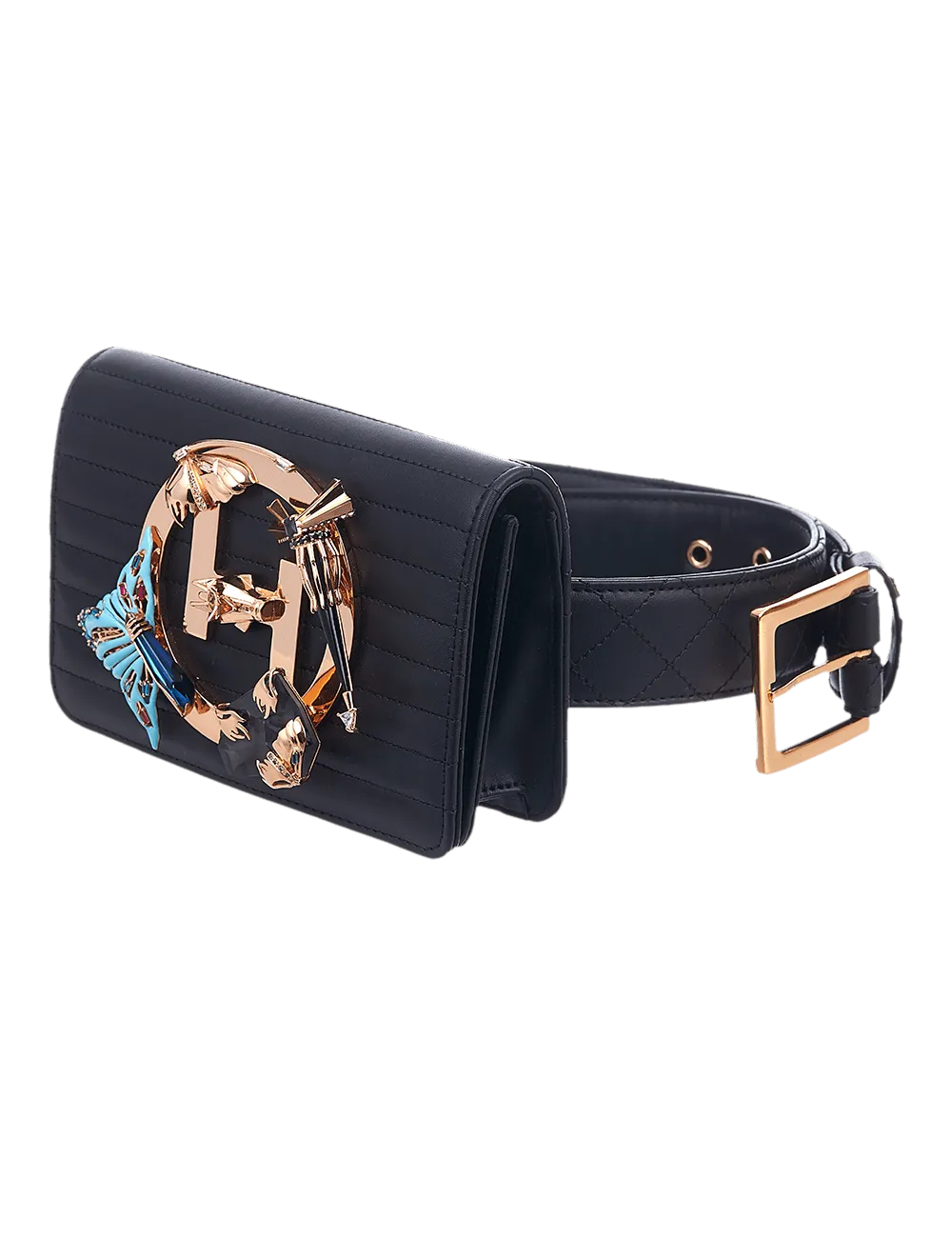 Outhouse   -   OH Series The O.H. V Noir Quilted Bag