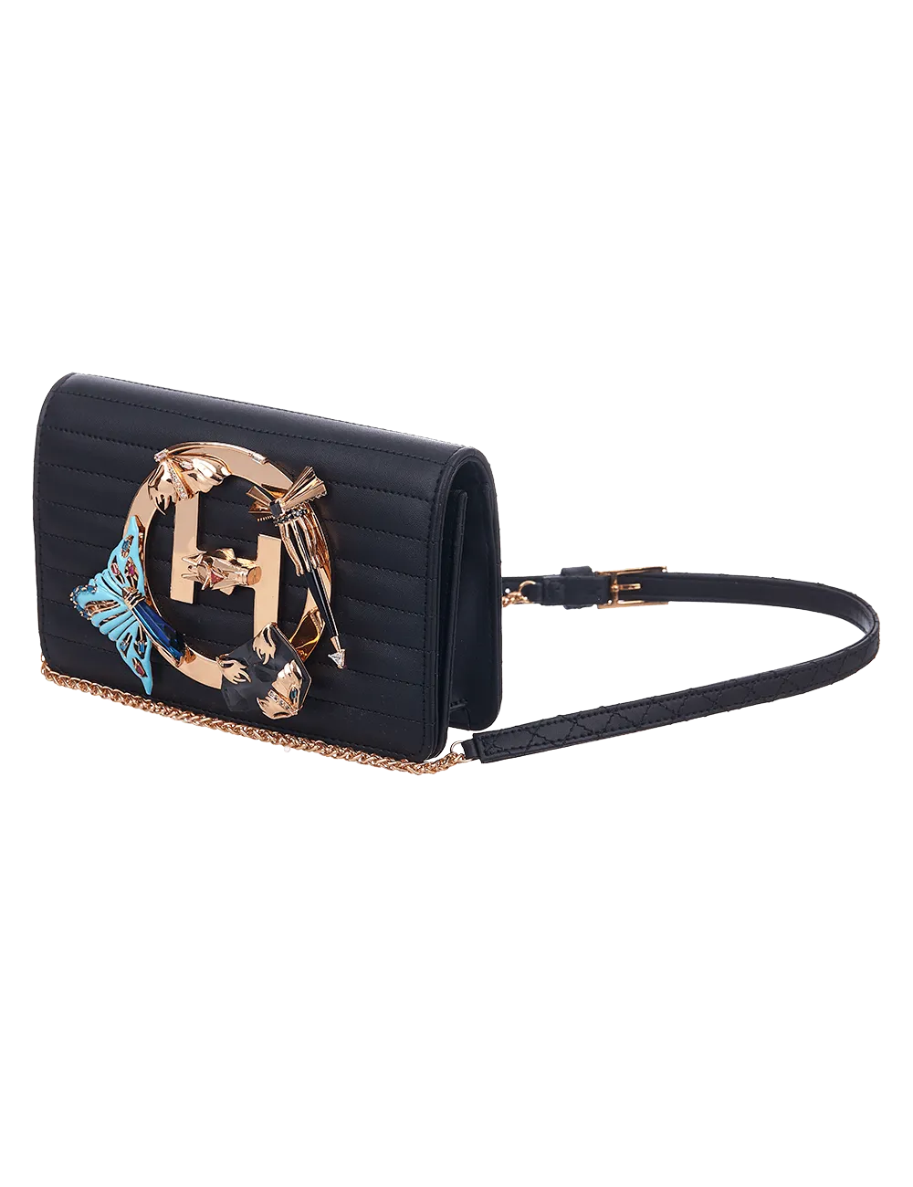 Outhouse   -   OH Series The O.H. V Noir Quilted Bag