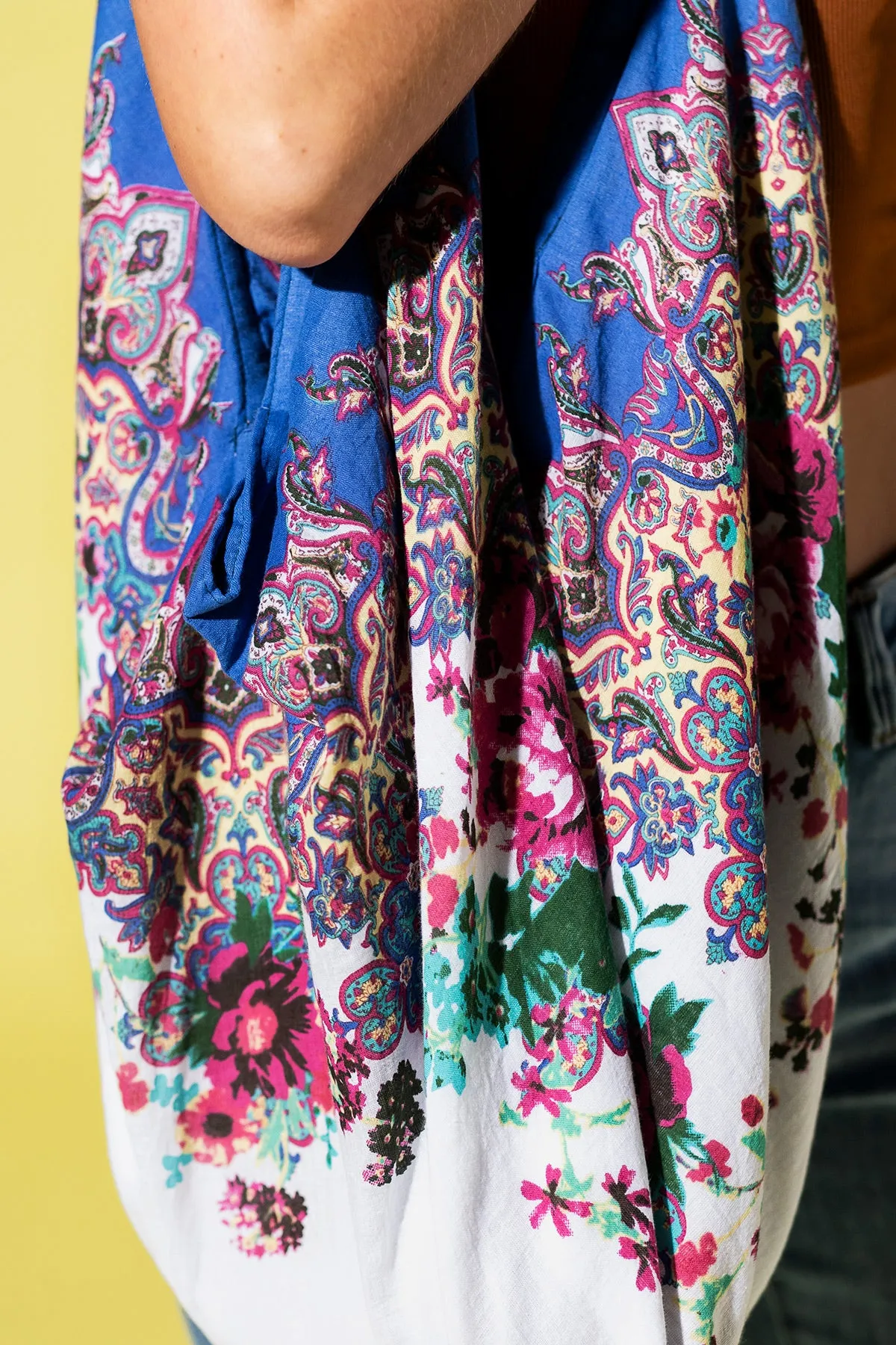 Paisley Rose Hobo Bag