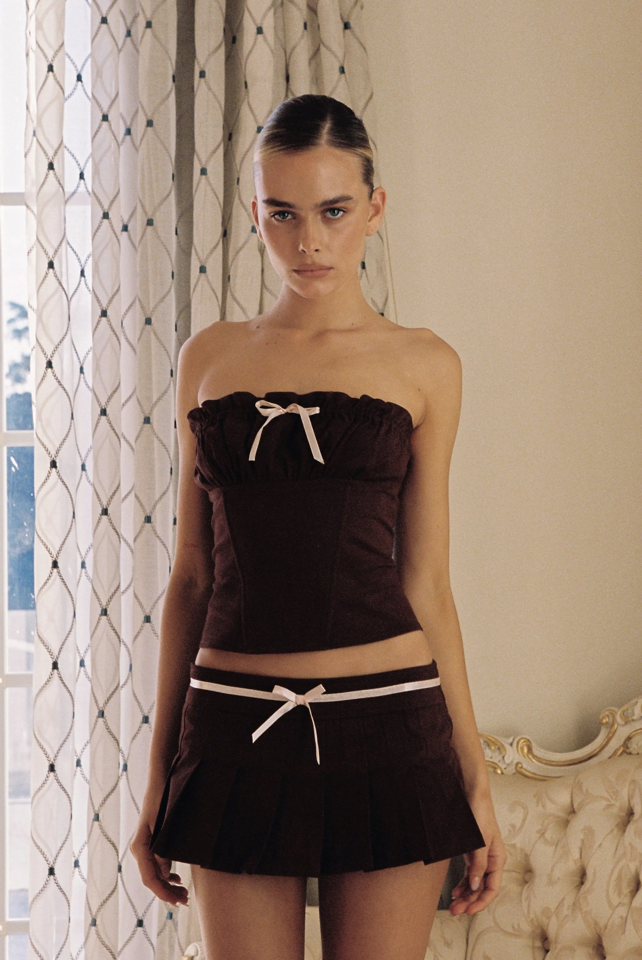 Pamela Top in Choc