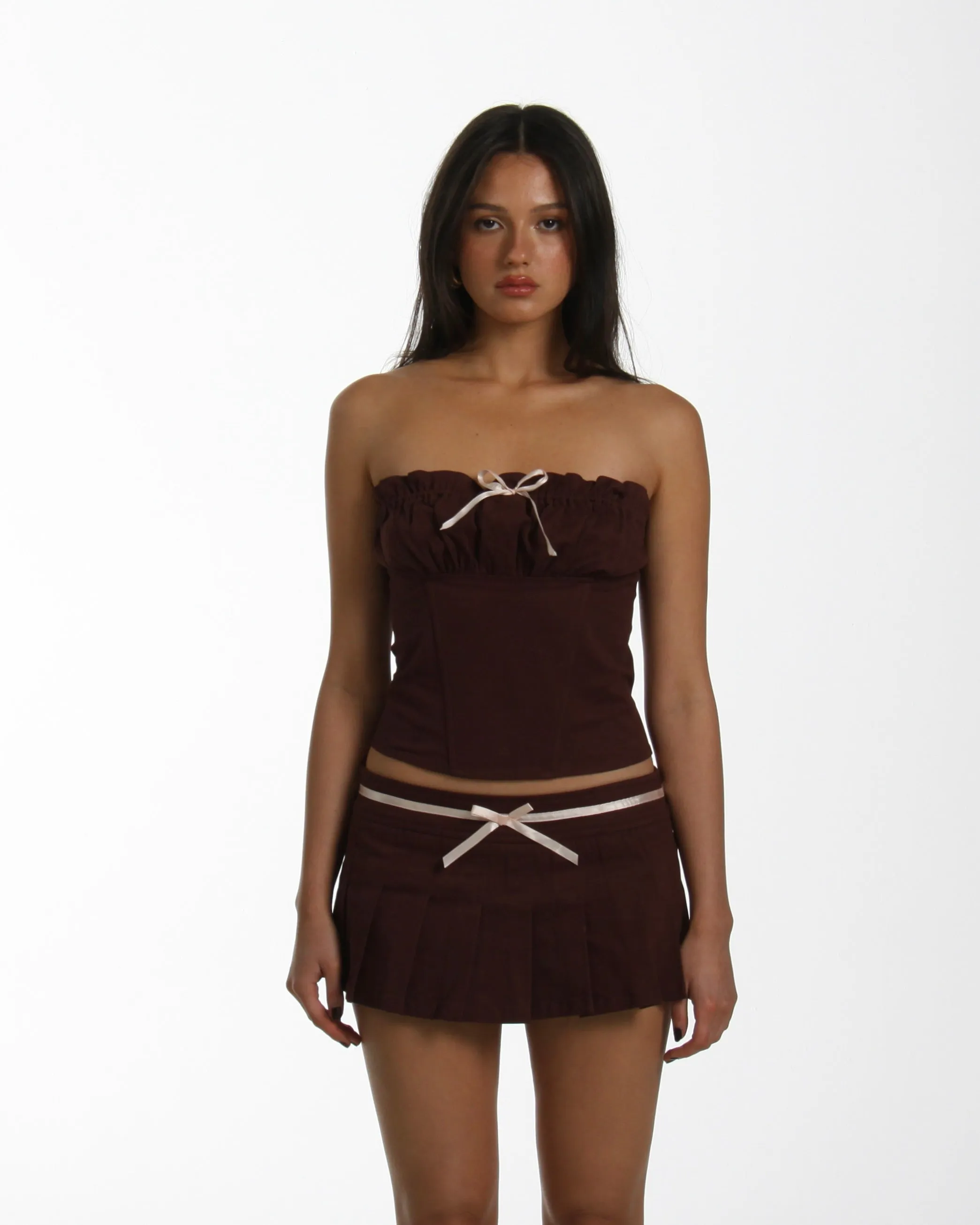 Pamela Top in Choc