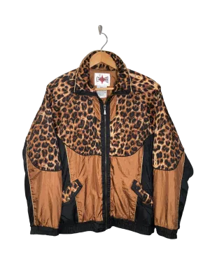 Patchwork Cheetah Windbreaker (M/L)