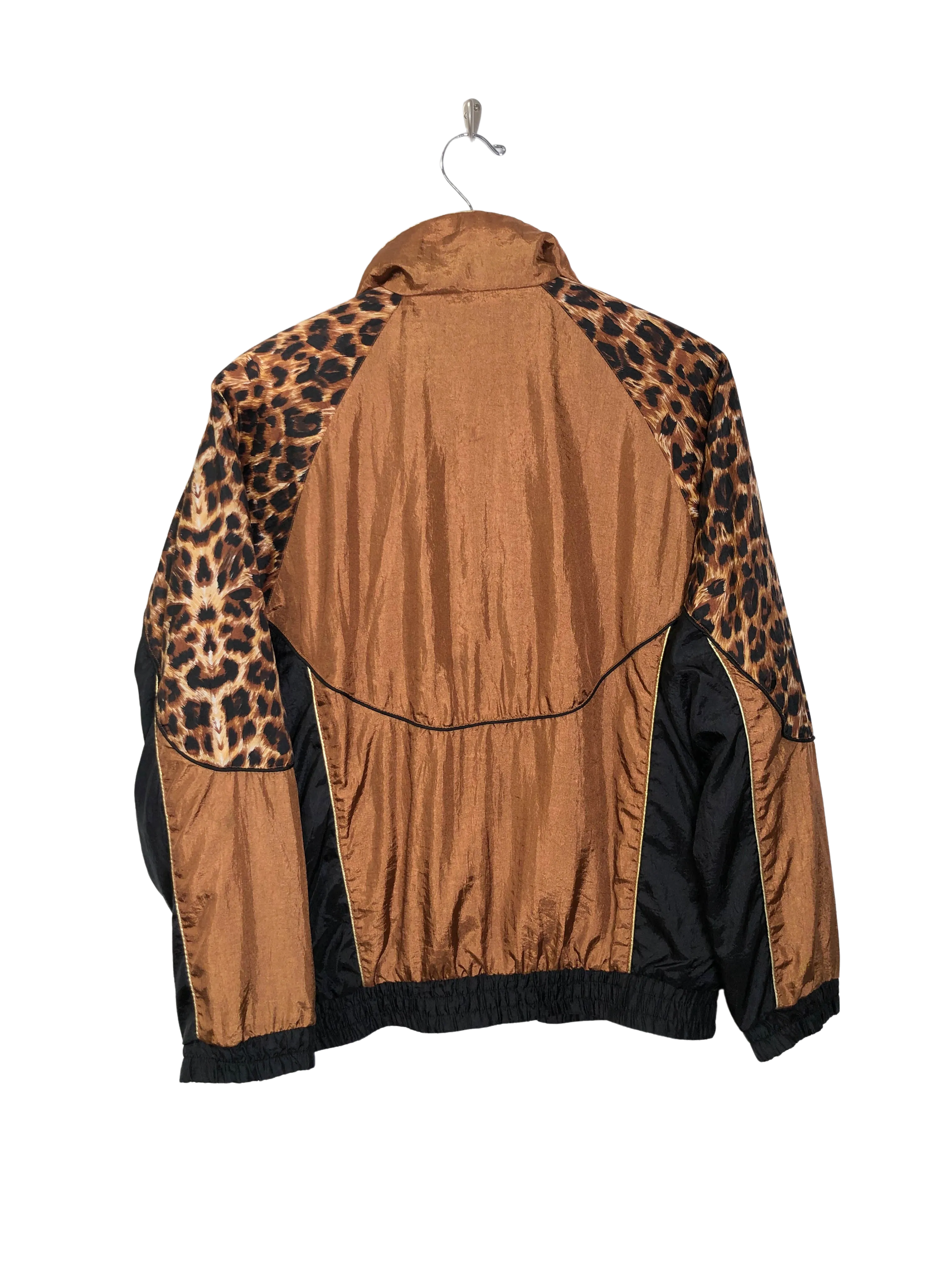 Patchwork Cheetah Windbreaker (M/L)