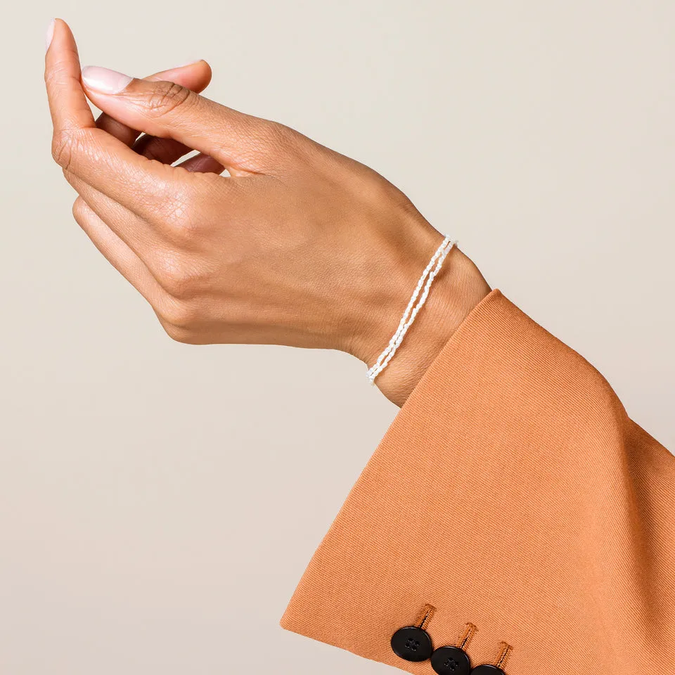 Pebble Seed Pearl Bracelet