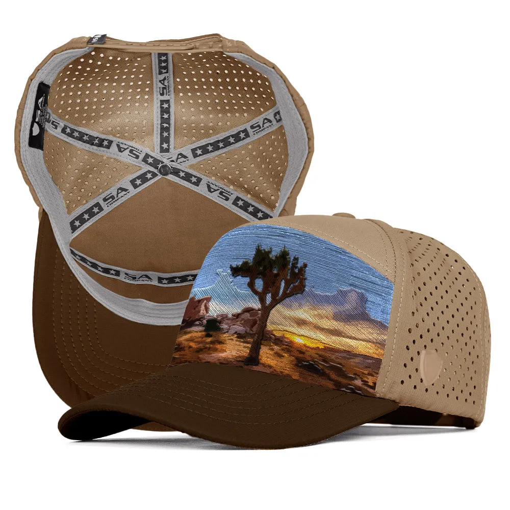 Performance Snapback | Sunrise Over Sand | Khaki/Brown PreOrder