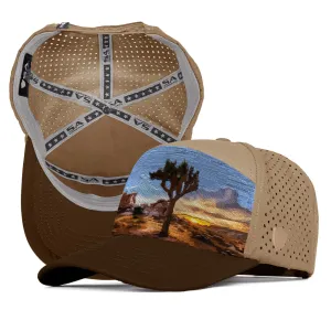 Performance Snapback | Sunrise Over Sand | Khaki/Brown PreOrder