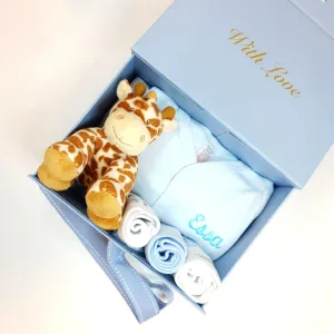 Personalised Baby Keepsake Box Gift Hamper - My Friend & Me – Blue