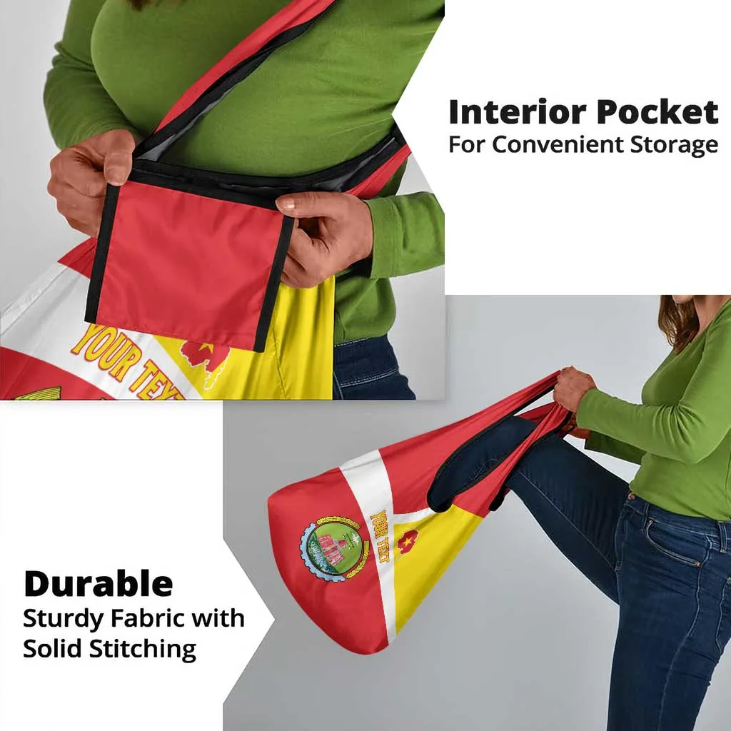Personalized Amhara Region Grocery Bag Coat Of Arms With Amhara Map LT15
