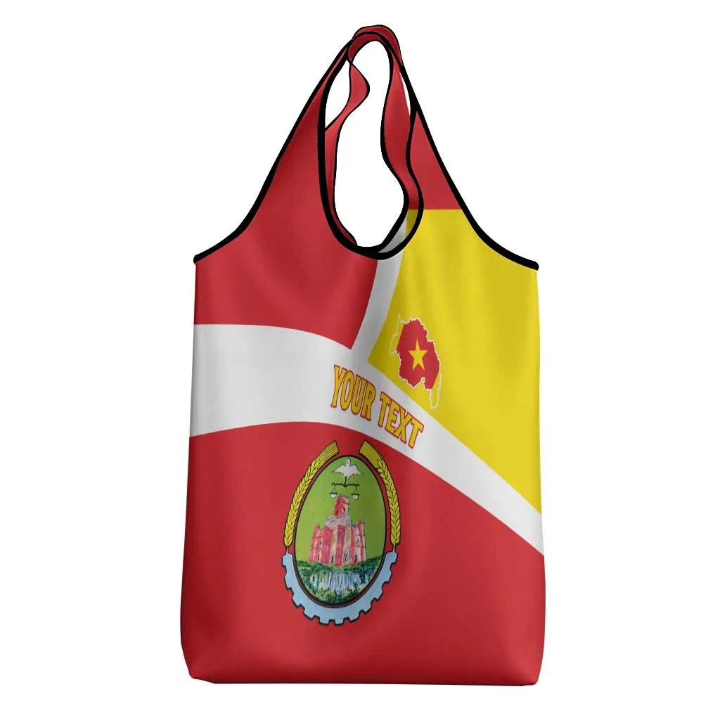 Personalized Amhara Region Grocery Bag Coat Of Arms With Amhara Map LT15