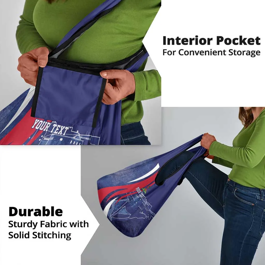 Personalized Haiti Citadelle Laferrière Grocery Bag Grunge Style LT7