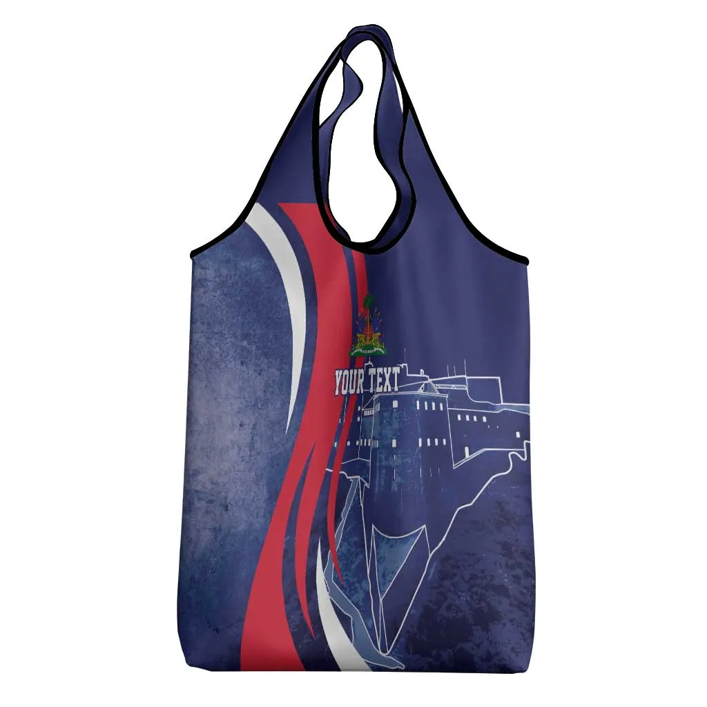 Personalized Haiti Citadelle Laferrière Grocery Bag Grunge Style LT7