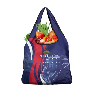 Personalized Haiti Citadelle Laferrière Grocery Bag Grunge Style LT7