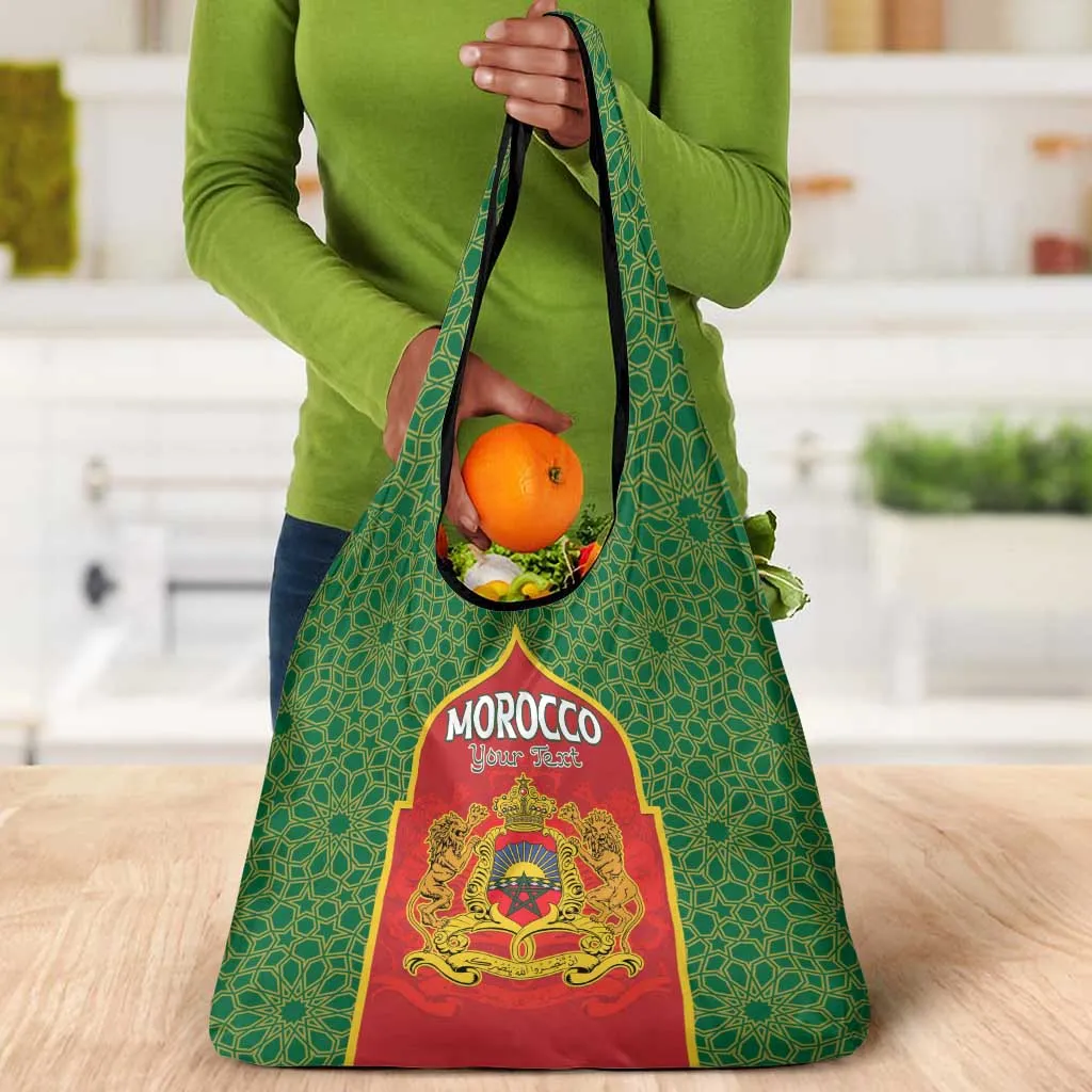 Personalized Morocco Fete du Trone Grocery Bag King Lion LT15