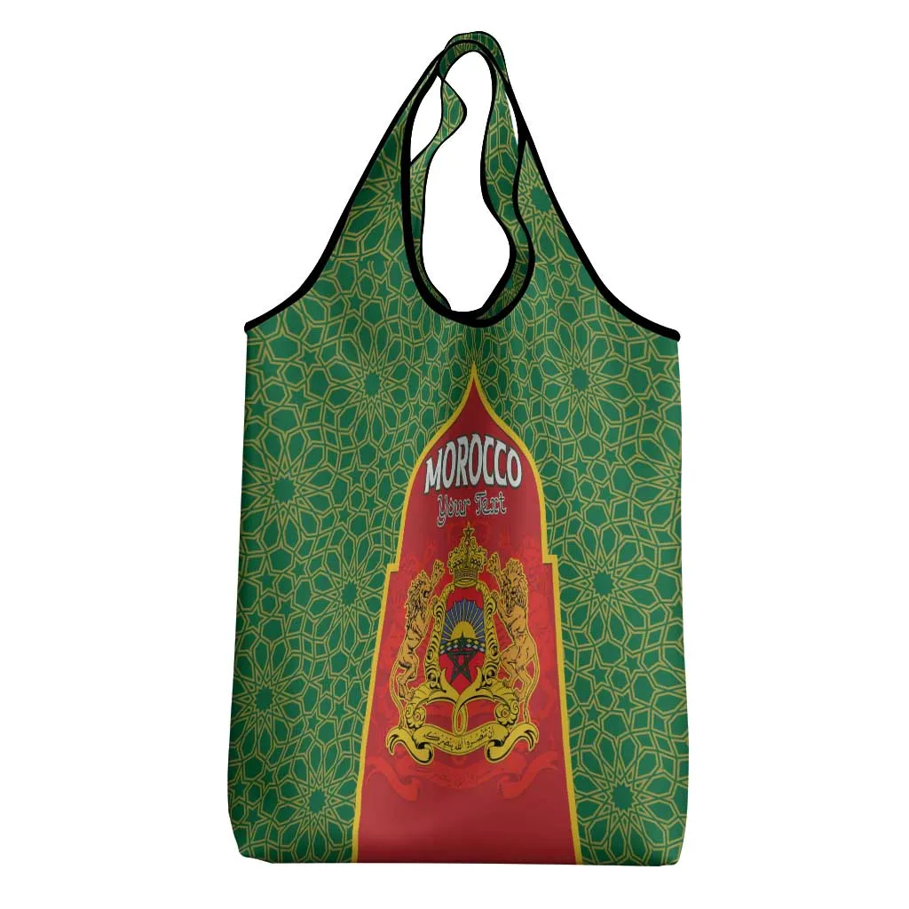 Personalized Morocco Fete du Trone Grocery Bag King Lion LT15