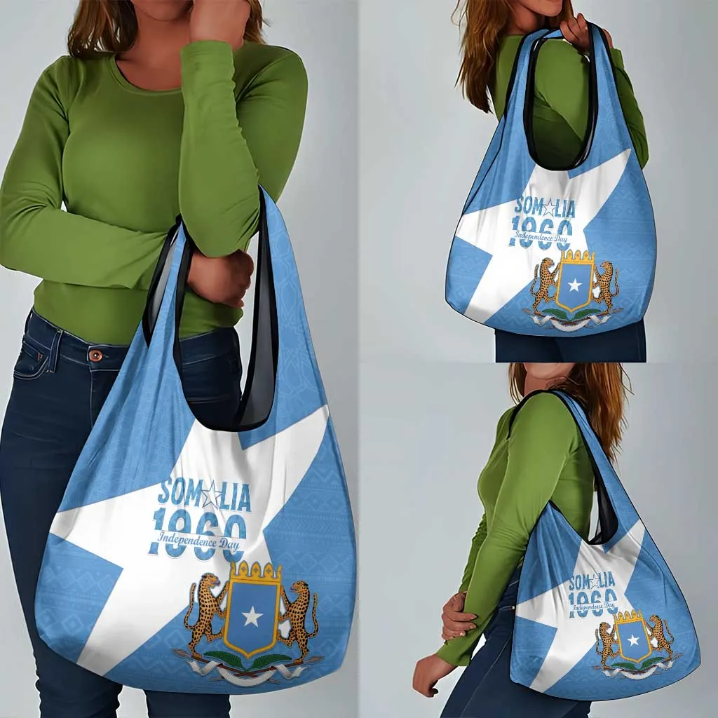 Personalized Somalis Independence Day Grocery Bag Soomaaliya Arise Somalis! LT15