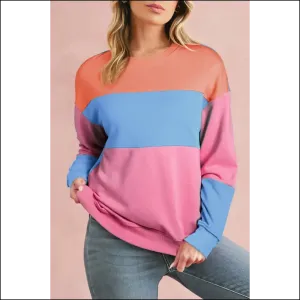 Pink Colorblock Drop Shoulder: so Fetch  💖 Needful Things