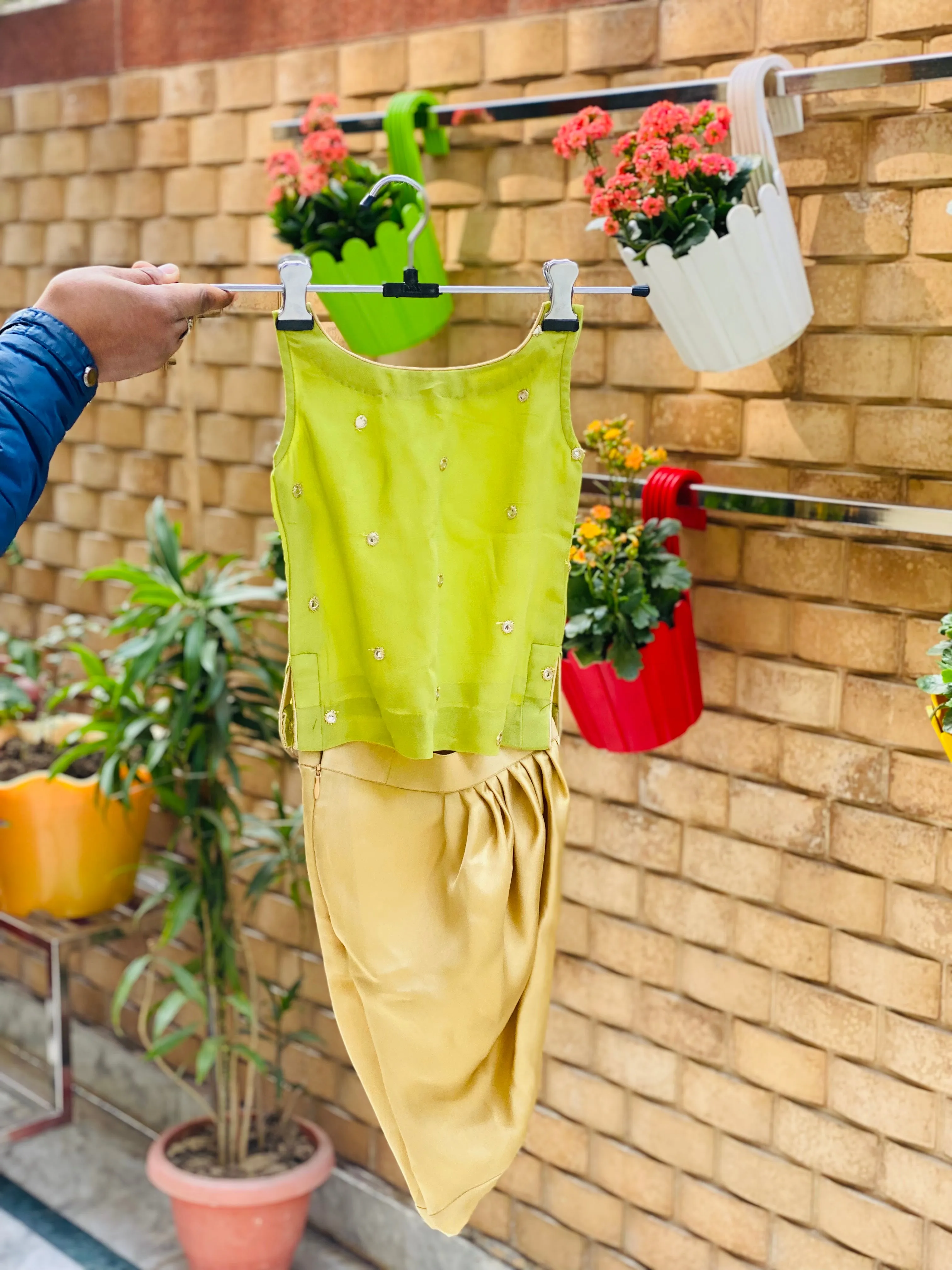 Pista Green Kid Suit