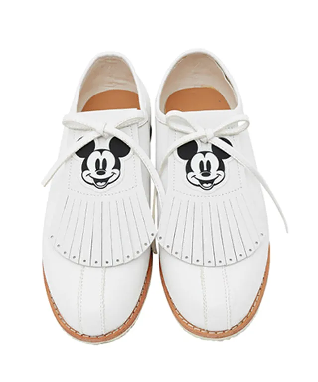PIV'VEE  Mickey Shoe Tassel - Cloud White