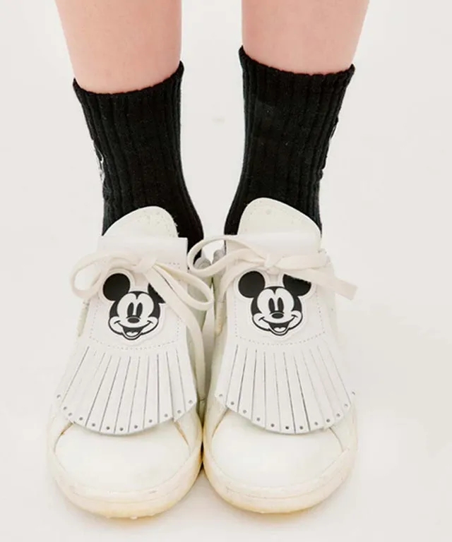 PIV'VEE  Mickey Shoe Tassel - Cloud White