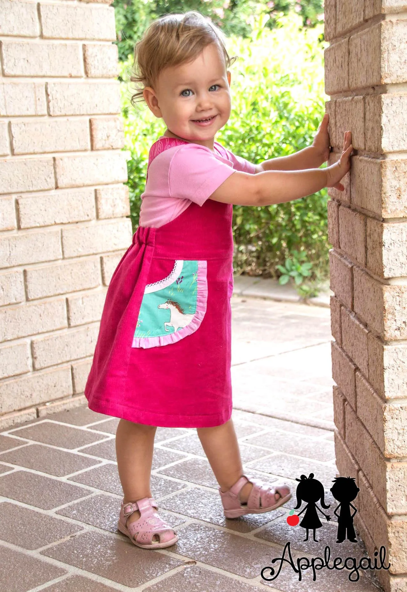 Playtime Pinny | Girls Pinafore Dress Sewing Pattern
