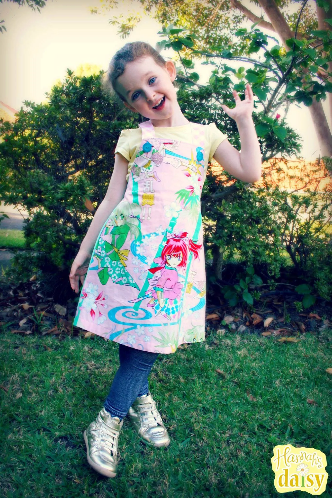 Playtime Pinny | Girls Pinafore Dress Sewing Pattern