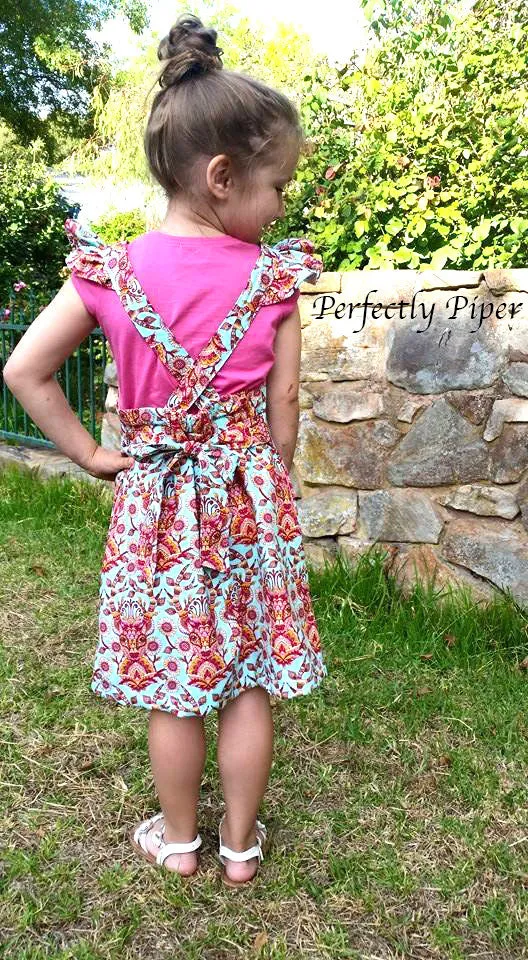 Playtime Pinny | Girls Pinafore Dress Sewing Pattern
