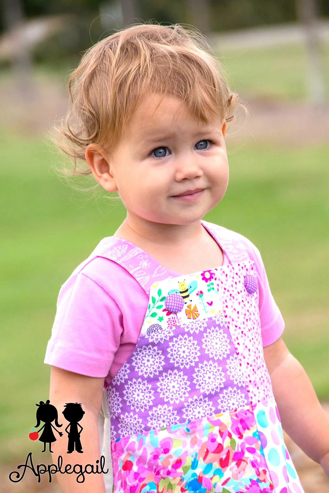 Playtime Pinny | Girls Pinafore Dress Sewing Pattern
