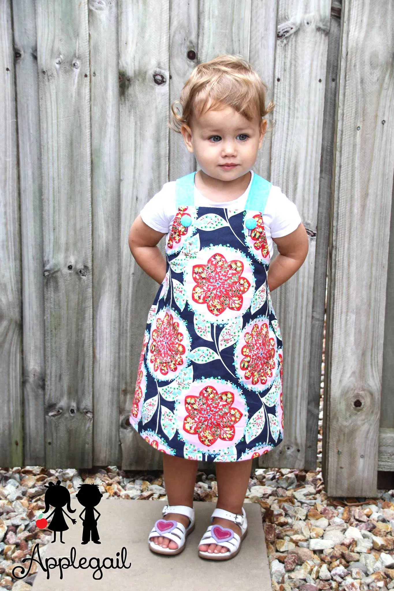 Playtime Pinny | Girls Pinafore Dress Sewing Pattern