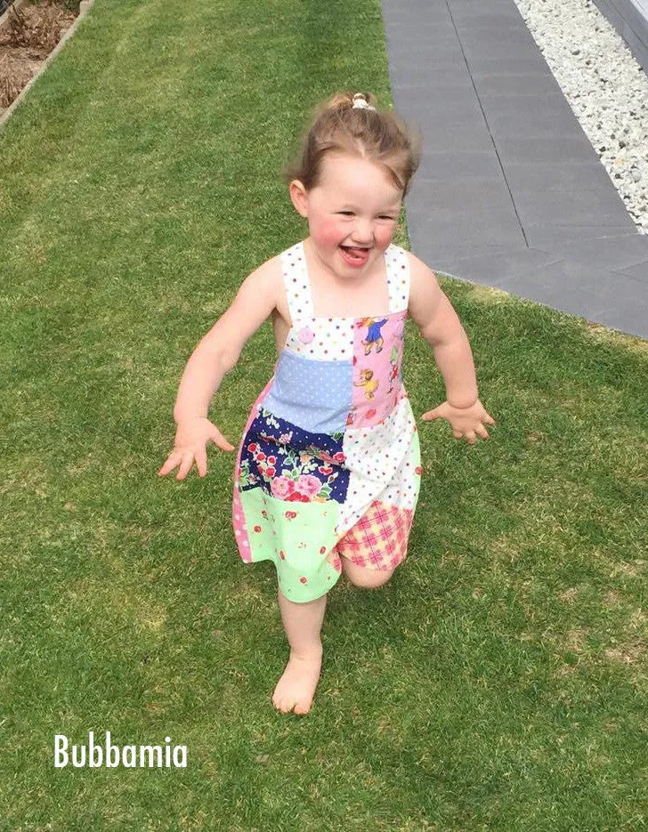 Playtime Pinny | Girls Pinafore Dress Sewing Pattern