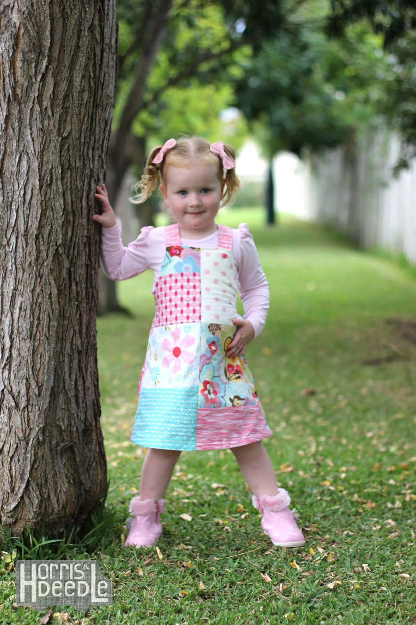 Playtime Pinny | Girls Pinafore Dress Sewing Pattern