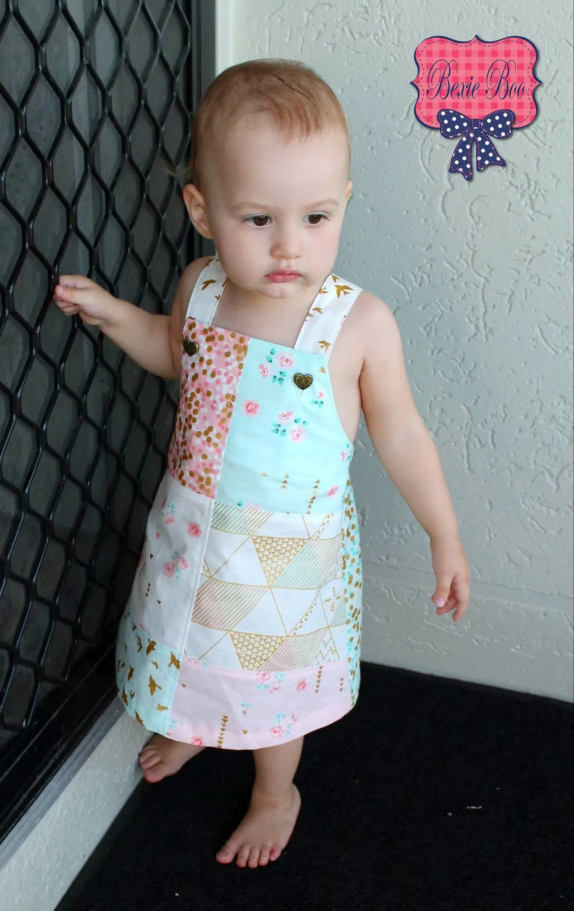 Playtime Pinny | Girls Pinafore Dress Sewing Pattern