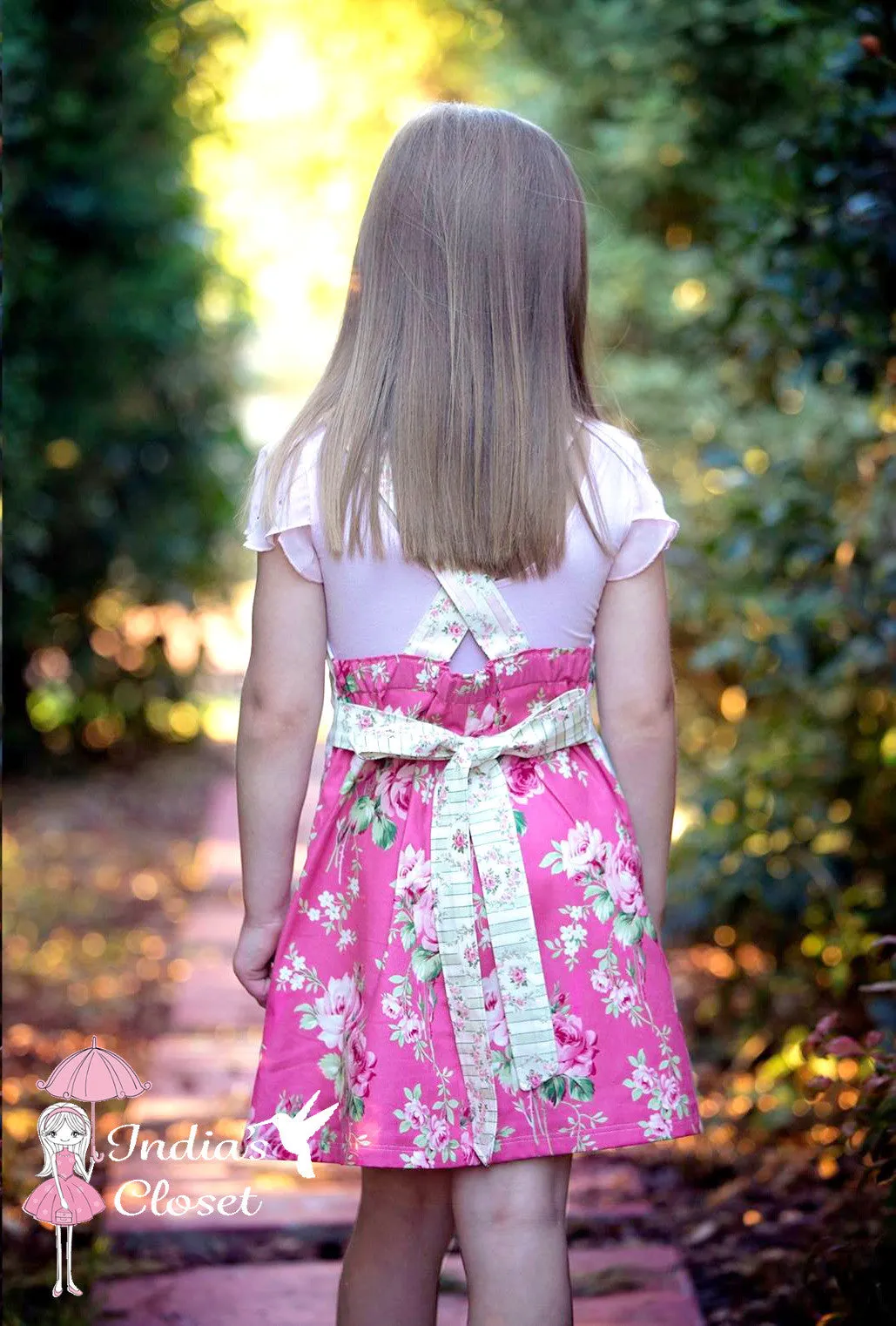 Playtime Pinny | Girls Pinafore Dress Sewing Pattern