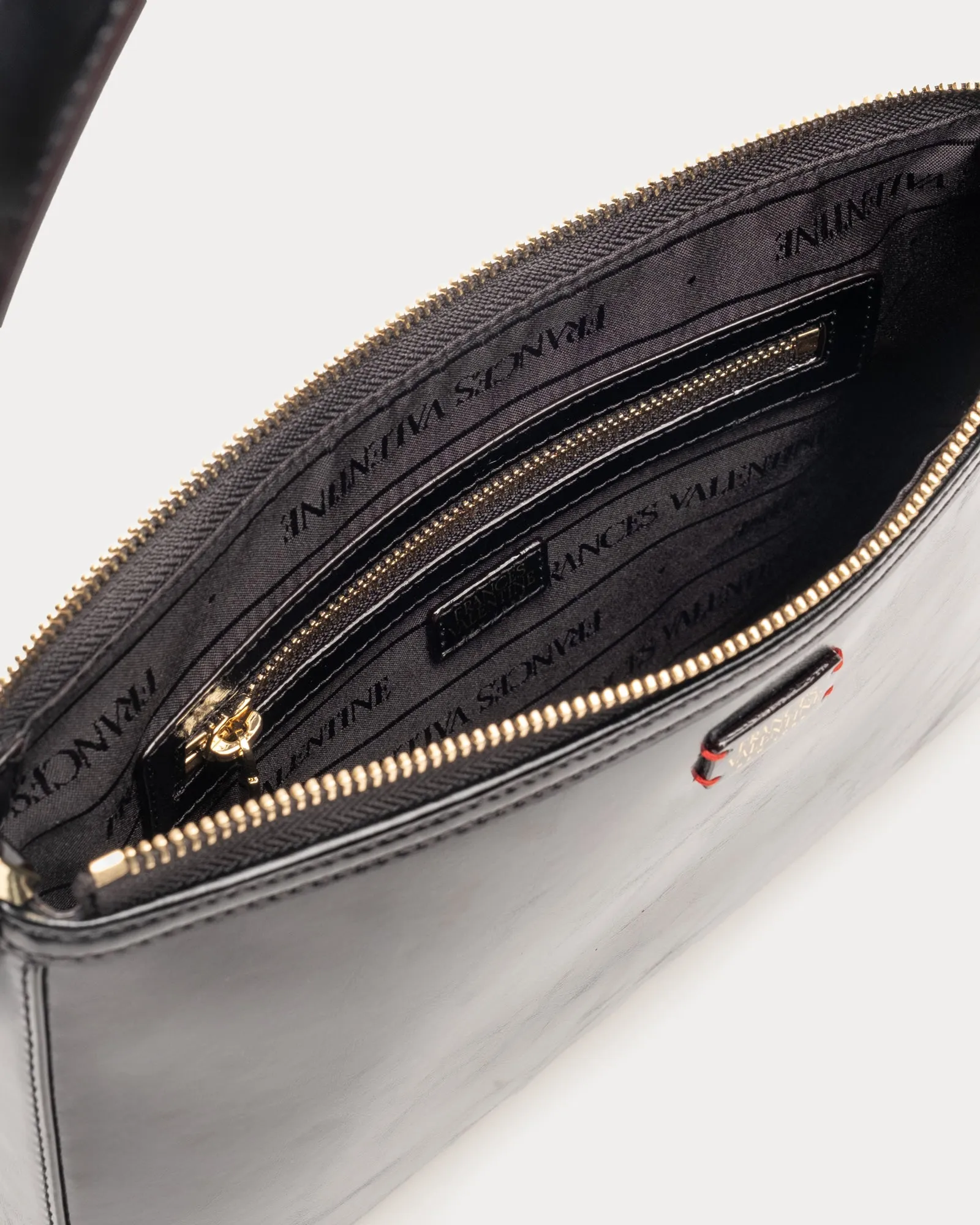 Poppy Crossbody - Glazed Leather Black