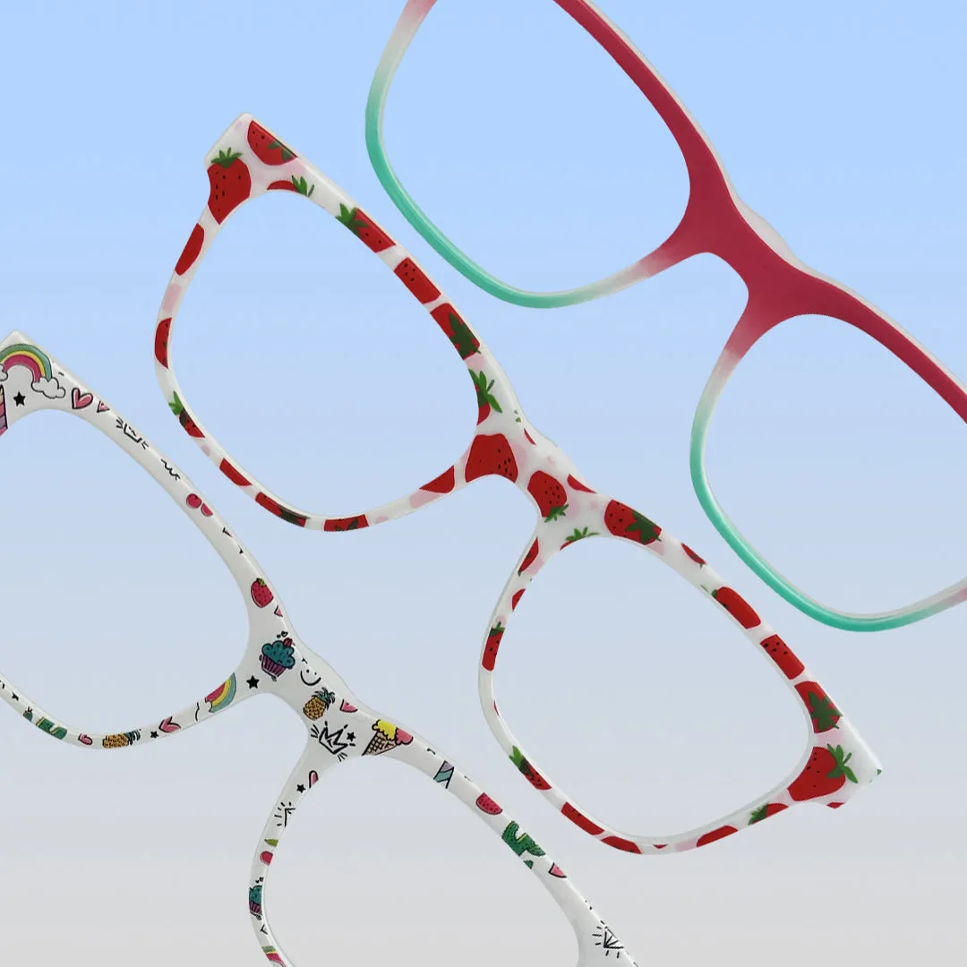 Pops Magnetic Snap-On Glasses | Youth Black