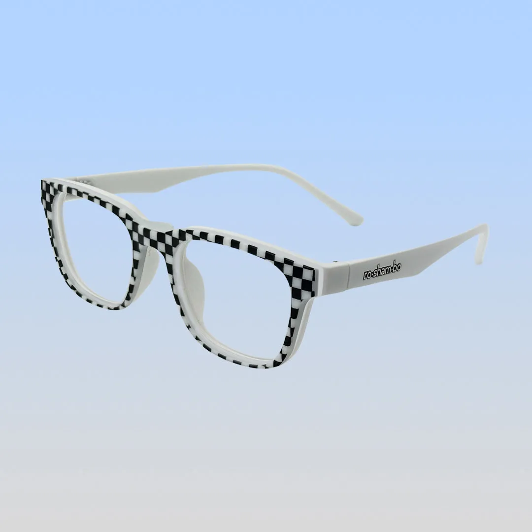Pops Magnetic Snap-On Glasses | Youth White
