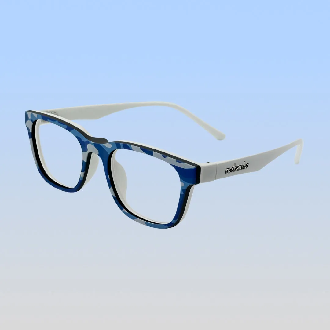 Pops Magnetic Snap-On Glasses | Youth White