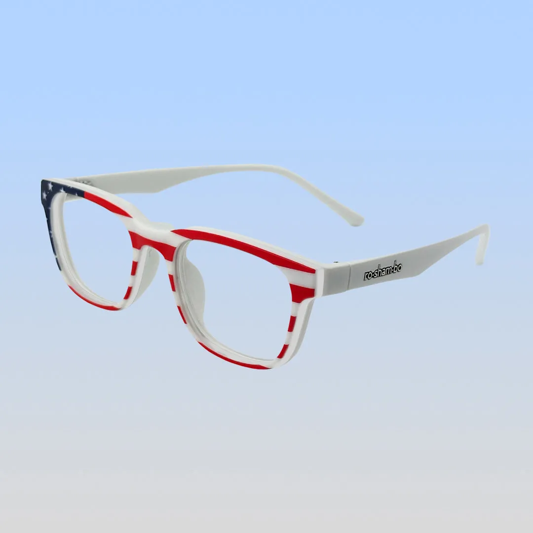 Pops Magnetic Snap-On Glasses | Youth White