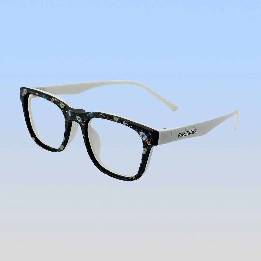 Pops Magnetic Snap-On Glasses | Youth White