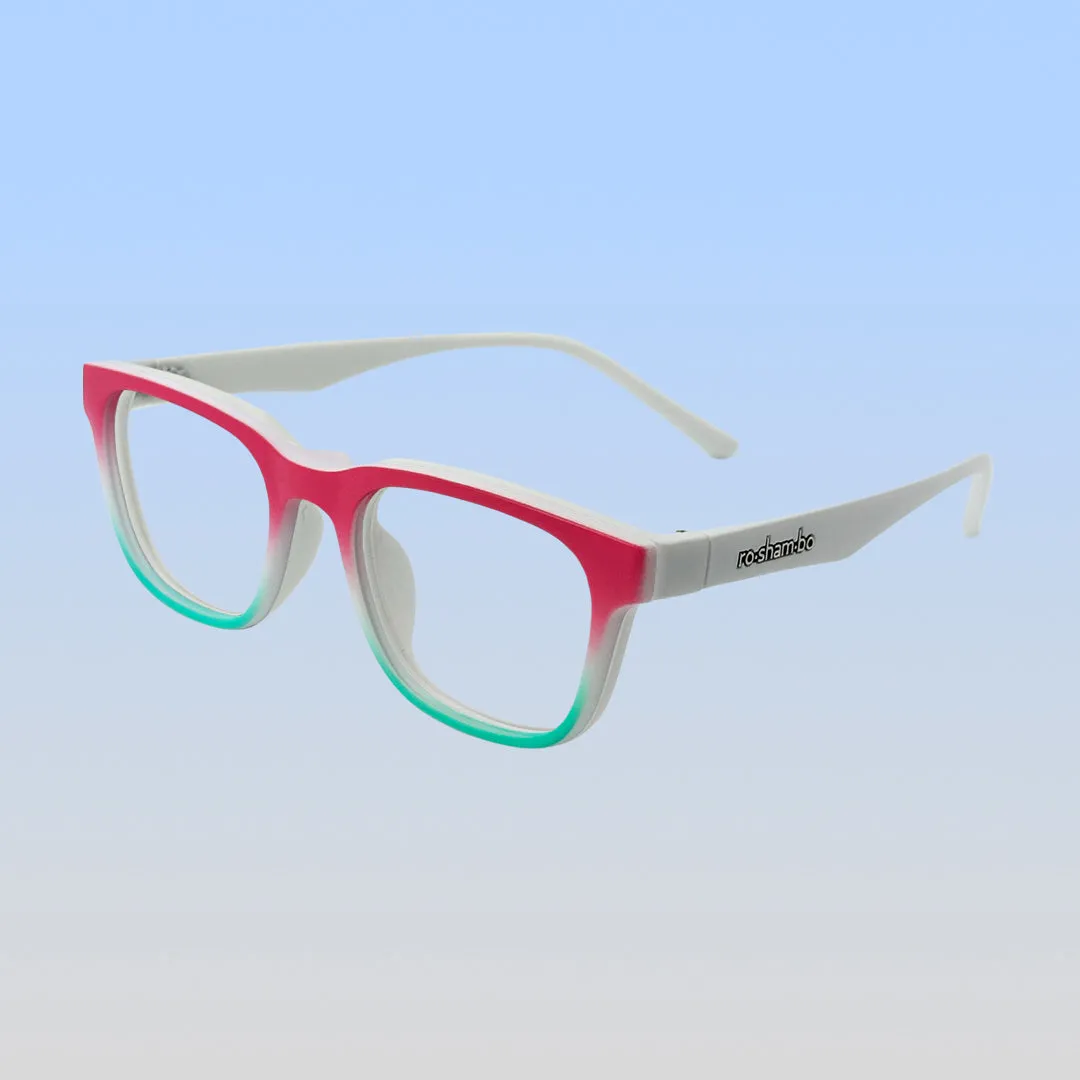 Pops Magnetic Snap-On Glasses | Youth White
