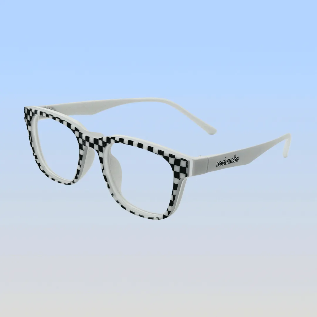 Pops Magnetic Snap-On Glasses | Youth White