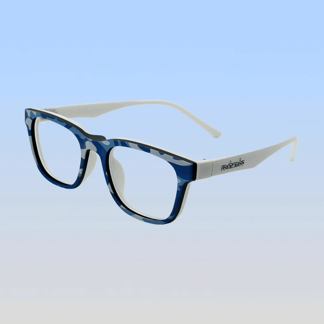 Pops Magnetic Snap-On Glasses | Youth White