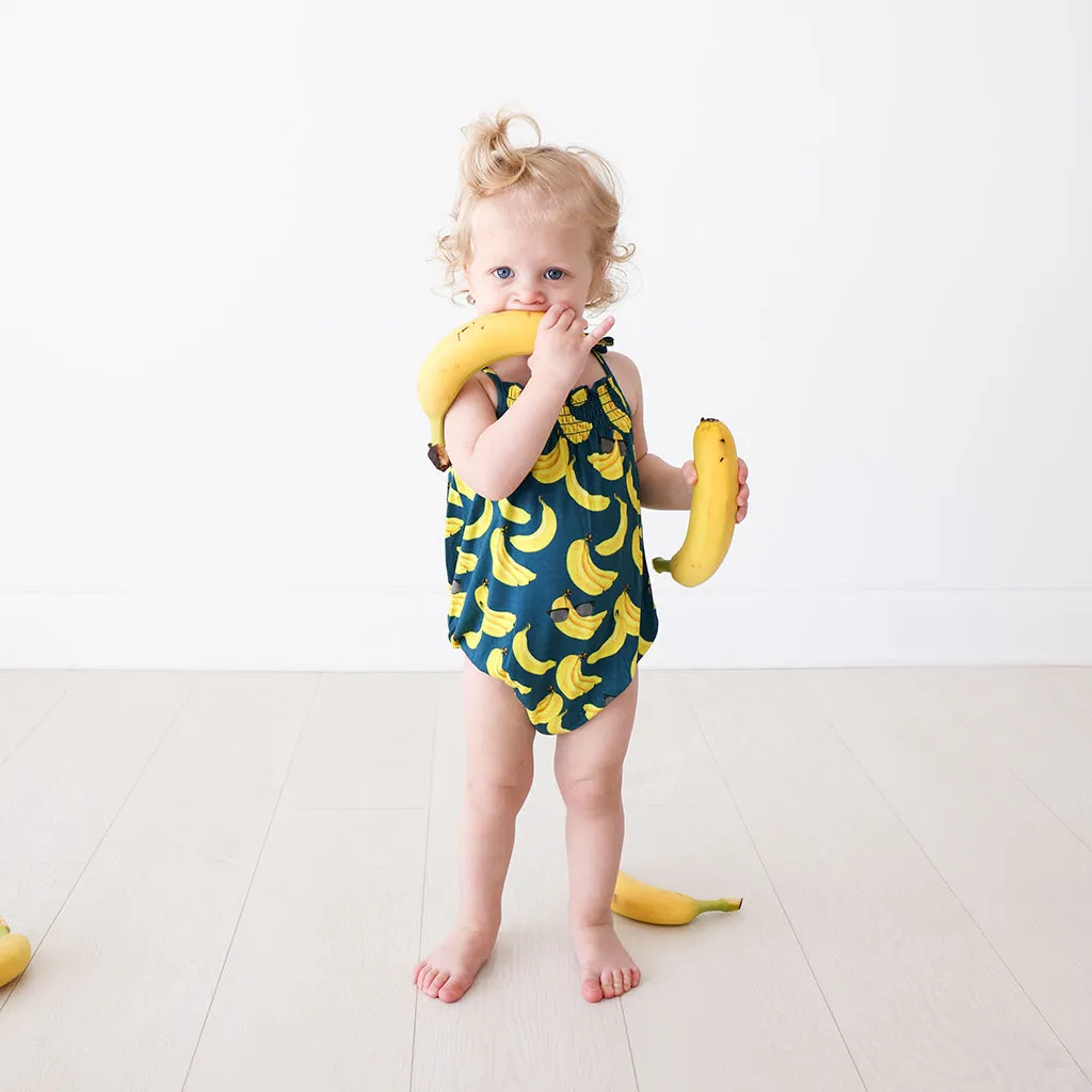 Posh Peanut Bananas Spaghetti Strap Bubble Romper