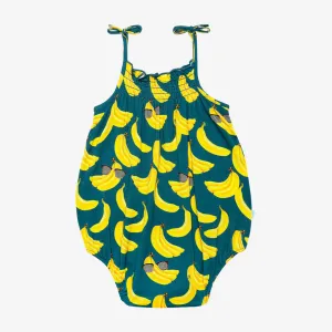 Posh Peanut Bananas Spaghetti Strap Bubble Romper