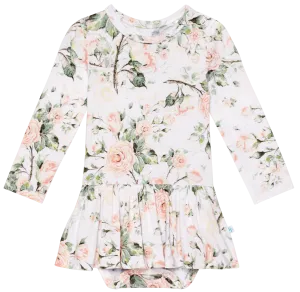 Posh Peanut Delilah L/S Twirl Skirt Bodysuit