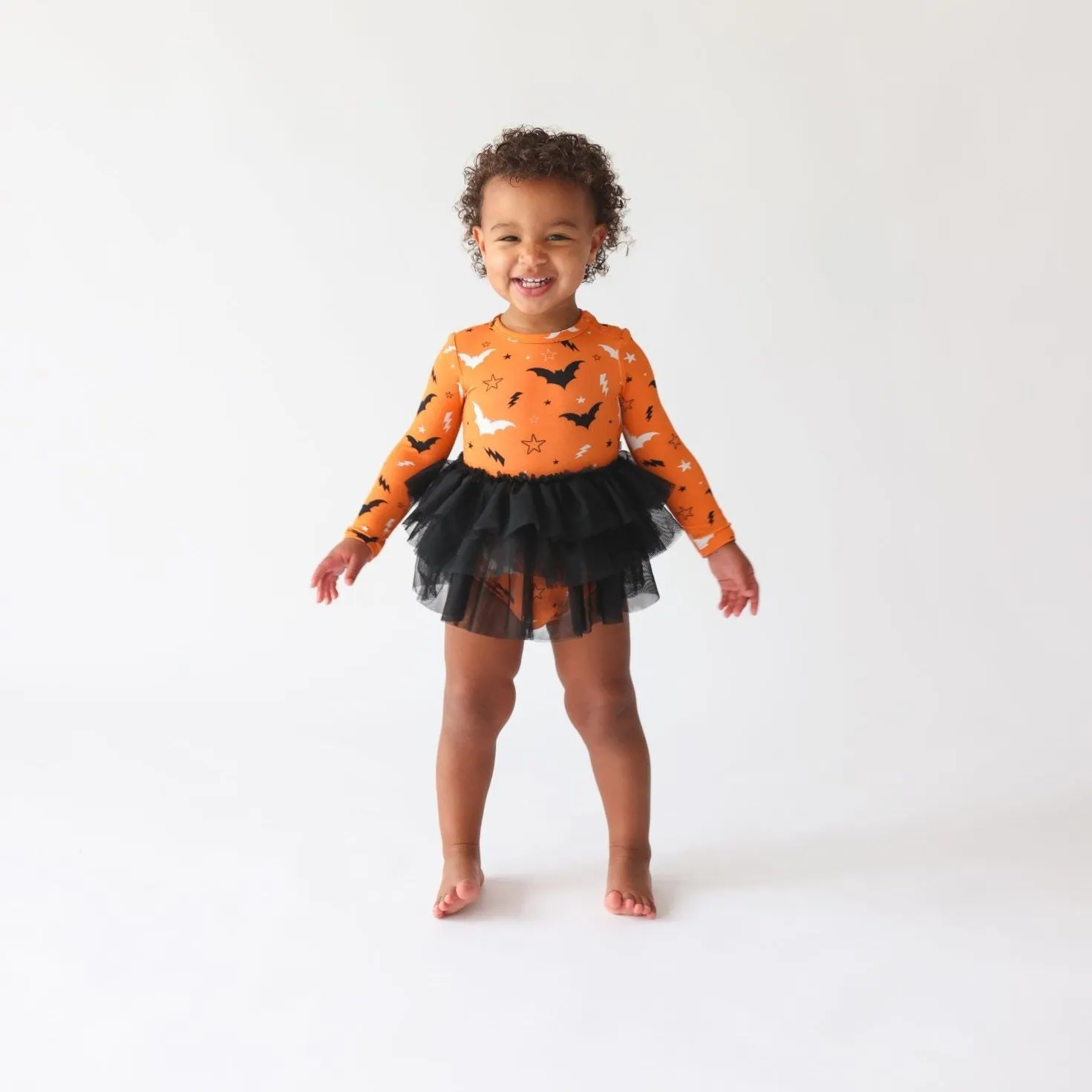 Posh Peanut Hendrix L/S Tulle Skirt Bodysuit